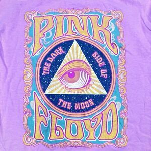 Pink Floyd Dark Side Of The Moon Women's M Cropped‎ Goodie Two Sleeves